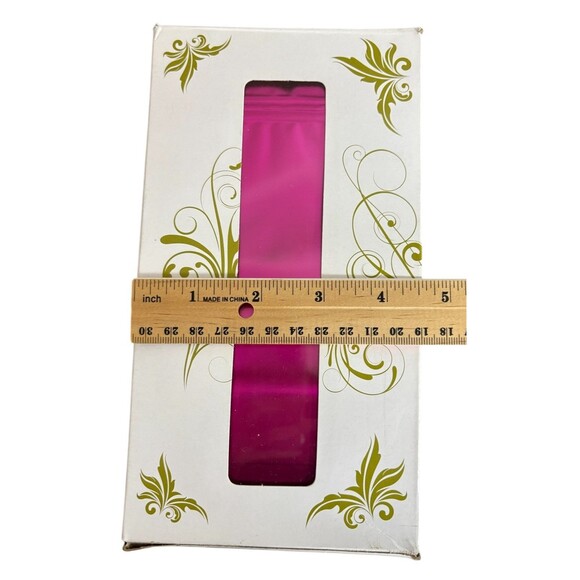 Metropolitan Stand-Up Bag Loose Tea Pouches Resealable 3 Oz 50 Pack Fuchsia Foil - Picture 6 of 6